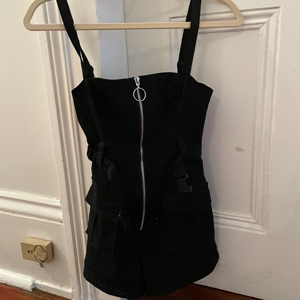 Beginning Boutique Black Romper
